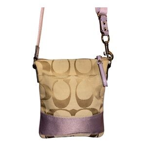 Coach Signature Crossbody Swing back